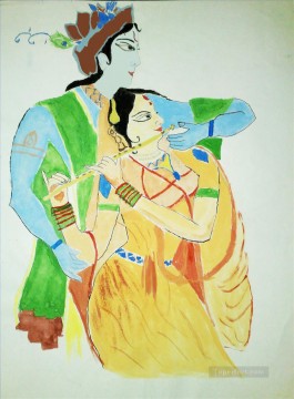 ラダ・クリシュナ Painting - ラダ・クリシュナ 40 ヒンドゥー教